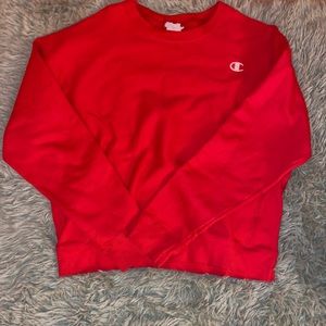 red champion crew neck